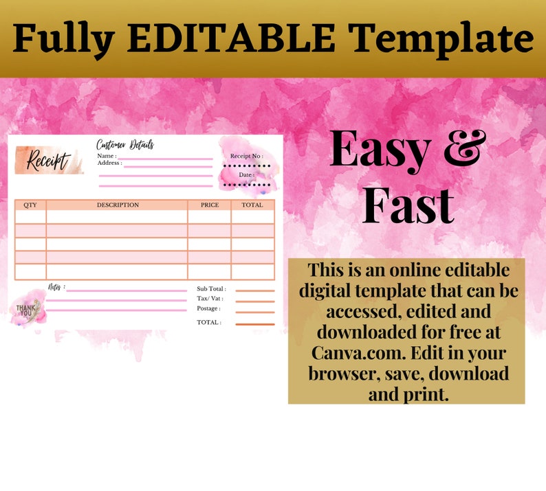 printable-receipt-template-business-canva-editable-a6-etsy