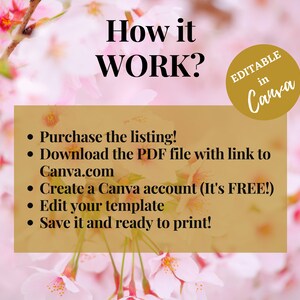 Editable Purchase Order Form for Small Business in CANVA - Etsy
