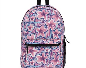 LUBLAH's Backpack pink floral design