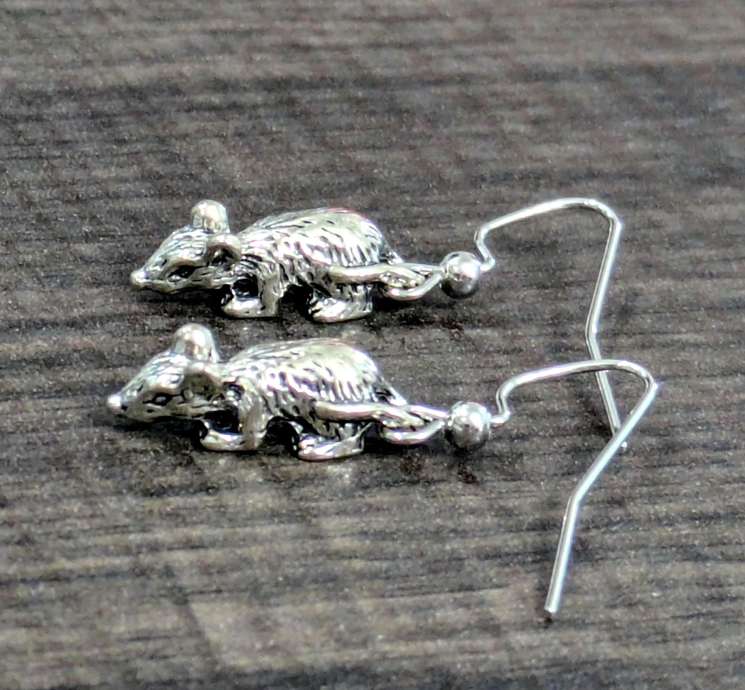 Rat Earrings - Etsy