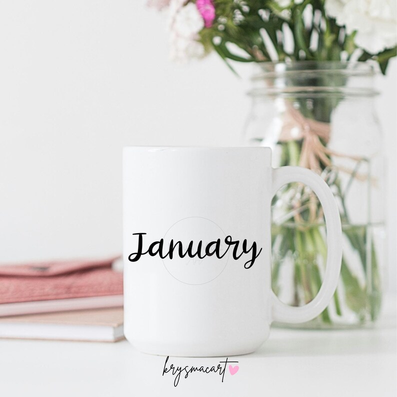 Months of the Year SVG Bundle, Months Label SVG, Png, Jpeg, Cut File - Etsy