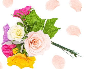 Our New Introduction To CREPE PAPER FLOWERS Craft Kit - Great For Trying A New Craft Or As A Gift For A Crafter