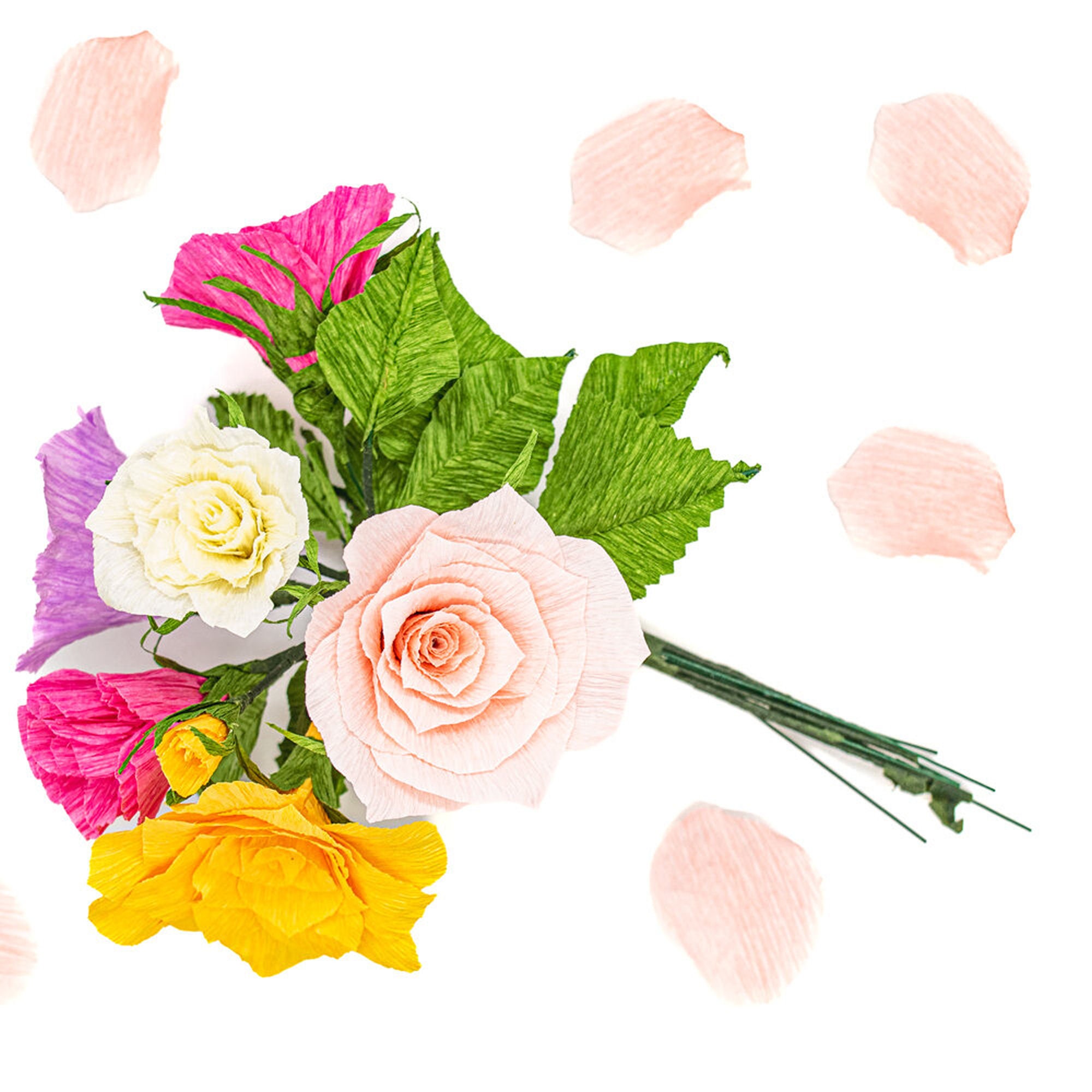Crepe Paper Flowers Craft Kit | By The Danes