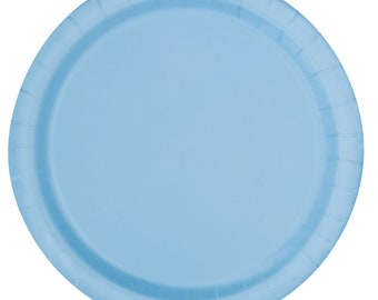 baby blue dinner set