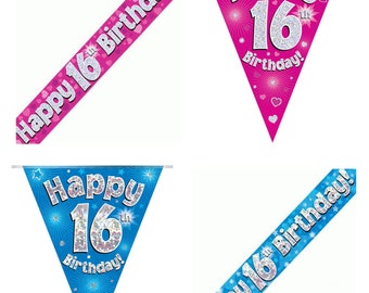 Party Décor Party Supplies Reusable Bling Happy 13th Birthday Banner In ...