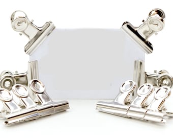 Bulldog Type Clips And Foldback Clips - Great For Use In Craft Projects