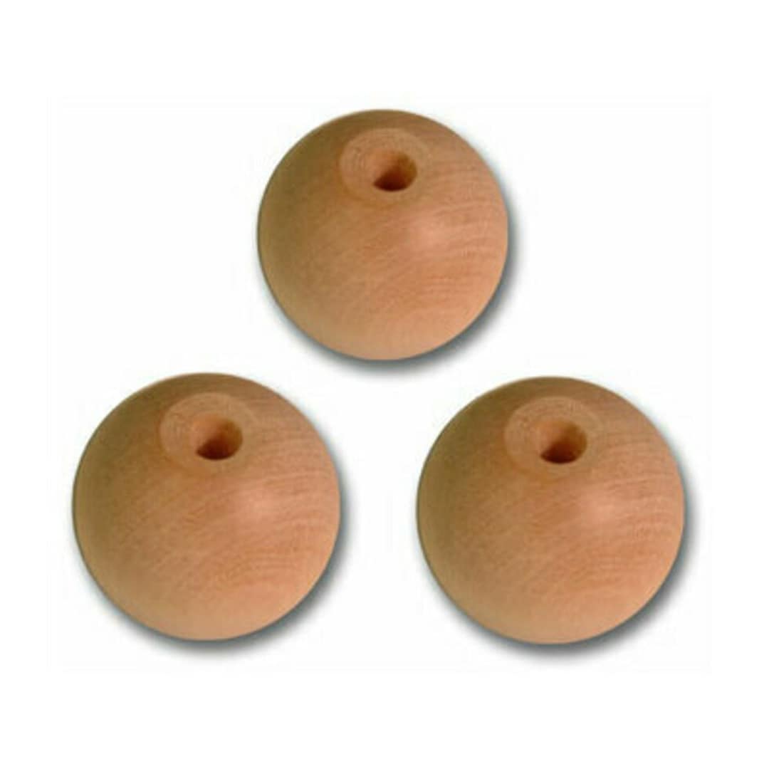 QTY 1 Various Sizes Wooden Balls Wood Balls Sorting Games 