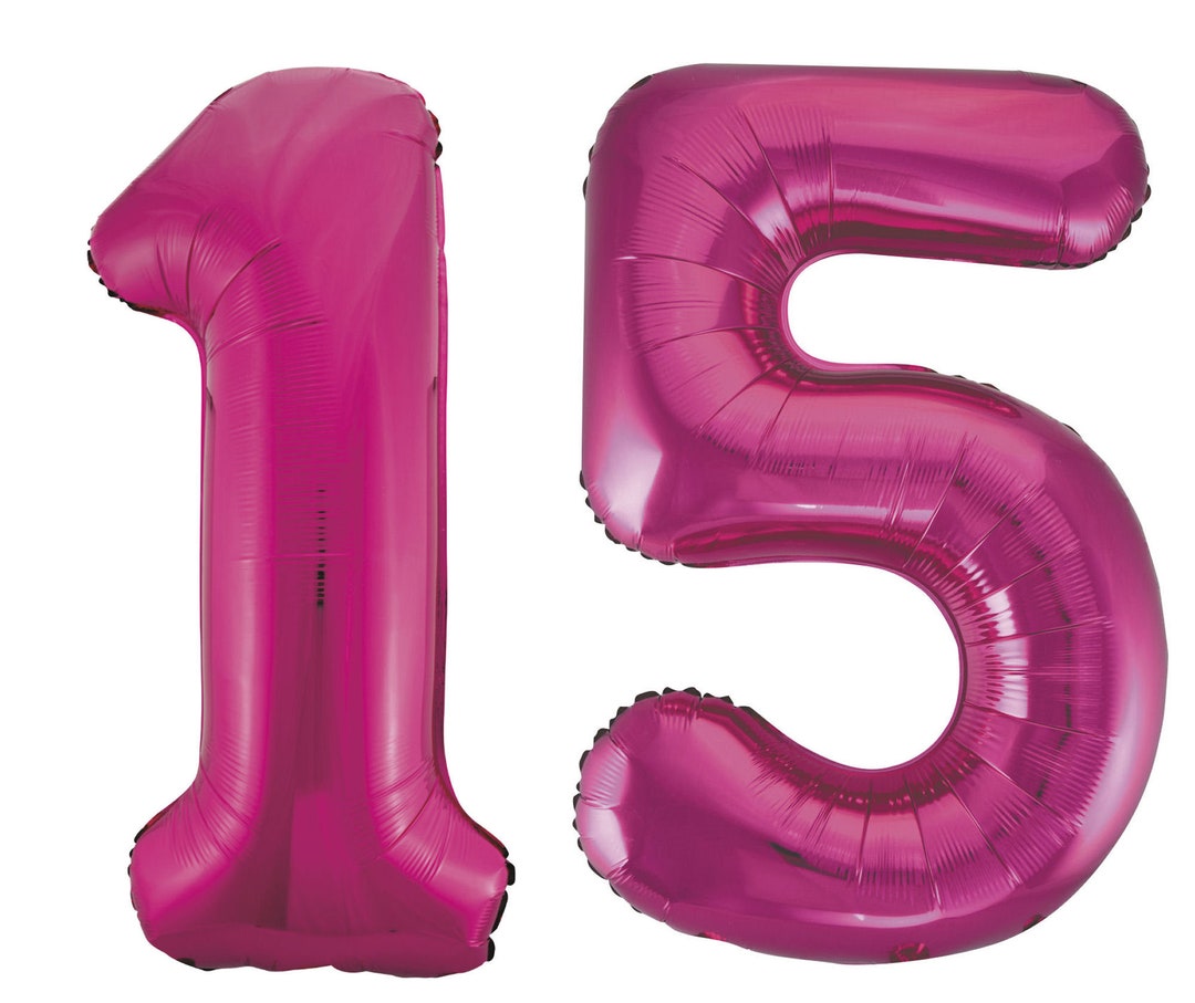 Hot Pink Balloon Kit for A 15th Birthday This Kit Contains 2 Etsy