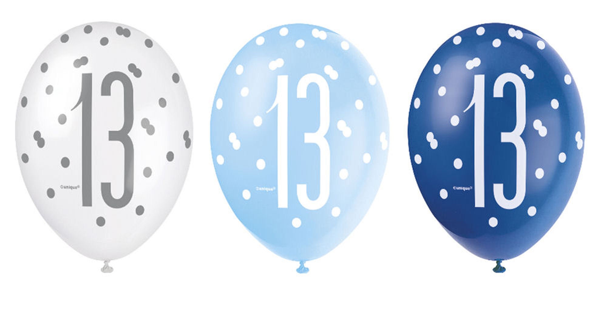 Ballon bleu en latex pour fête anniversaire REF/BAL00B