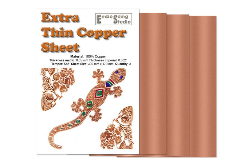 Copper Foil Packs For Embossing And General Craft Copper Foil Packs For Embossing And General Craft