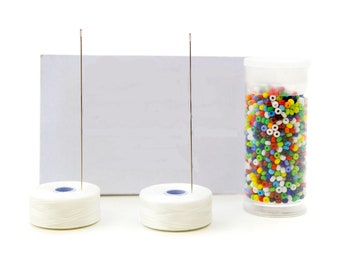 Bead Loom Accessory Pack - Additional Beads, Thread And Needles.