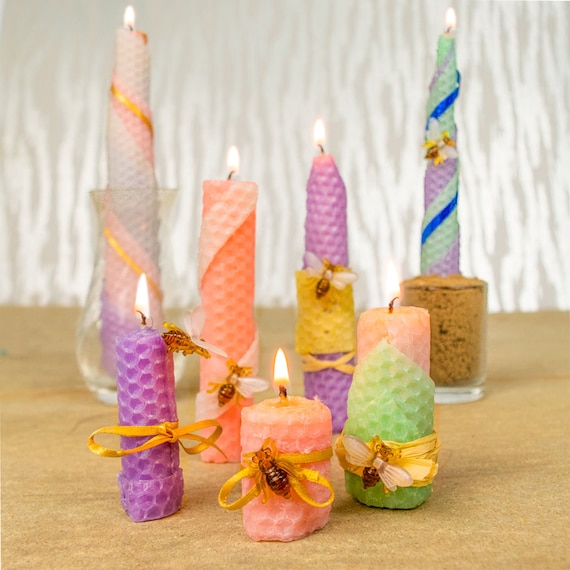 Beeswax Candle Making Kit - Great For Celebrations And Christmas - No Heat  Involved So Can Be Enjoyed With Children