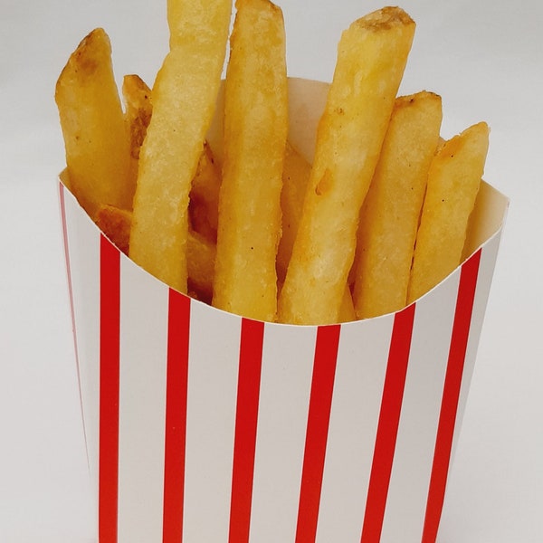 Recyclable Retro Styled Hotdog Tray, Chip / French Fries Box, Popcorn Bag Or Box. Perfect For Parties, Bar-B-Que, Movie nights Etc