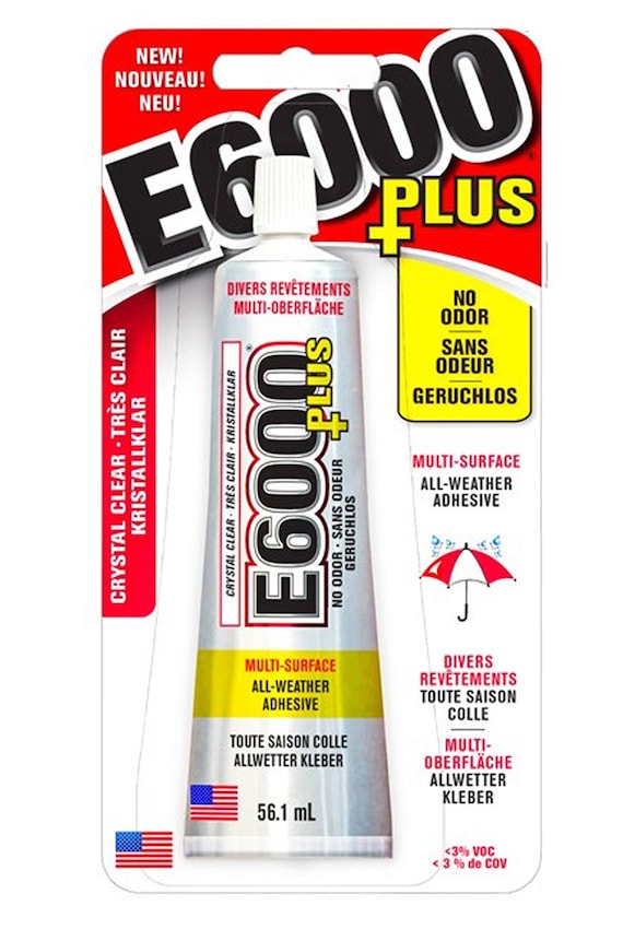 E6000 Hobby and Craft Adhesive in 56.1ml or 26.6ml 