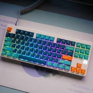 Aero ABS Keycaps Set |173 Keys | Cherry Profile |all spacebar layout| for 60 ,65,75 ,TKL ,100% Keyboard | mechanical keyboard | ANSI Layout|