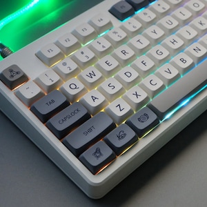 Enlightenment PBT XDA Profile Keycaps Set for Mechanical Keyboards - 120 Keys, ANSI Layout