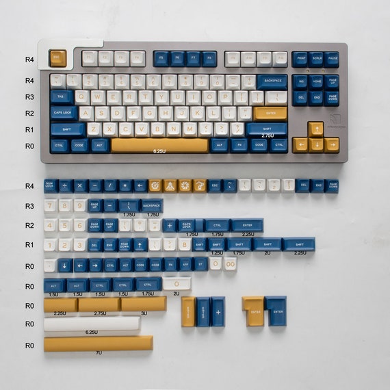 ソックス ABS キーキャップセット: SA プロファイル、Cherry MX、170