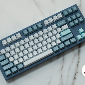Whistle PBT Keycaps Set: 134 Keys, Cherry Profile, ANSI English for 64-100% Mechanical Keyboards