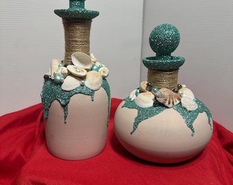 Sea Shell Bottle decor