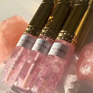 Rose Quartz Strawberry Lip Gloss