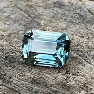 Teal Sapphire l  1.12 Ct l Emerald l 6.5x4.7x3.6mm l Madagascar  l Sapphire For Engagement Ring l Natural Sapphires
