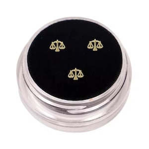 Gold Libra Scale Tooth Gem, 3pc Tooth Gem, Dental Teeth Jewelry,  Teeth Gems, Fashion Tooth Decoration, Zodiac Tooth Gem, Tooth Gem Kit