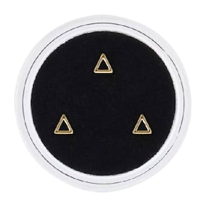 Gold Triangle Tooth Gem, 3pc Tooth Gem, Dental Teeth Jewelry,  Teeth Gems, Fashion Tooth Decoration, Triangle Tooth Gem, Tooth Gem Kit