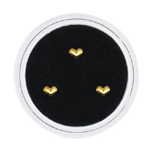 Heart Tooth Gem, 3pc Tooth Gem, Dental Teeth Jewelry,  Teeth Gems, Fashion Tooth Decoration, Tooth Gem Kit, Swarovski Tooth Gem, Gold Heart