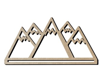 Laser cutting macrame mountain svg file, digital file
