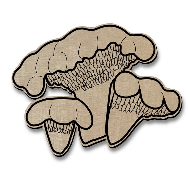 Trio de crapauds champignons noueux dessiné à la main, fichier de téléchargement numérique SVG, découpe glowforge, accessoire de cosplay, décor de costume fantastique svg