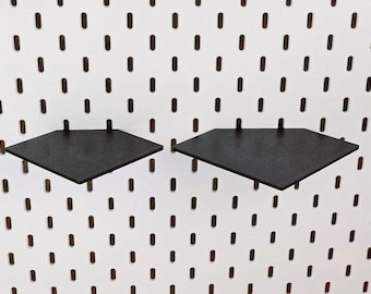 Estantería Ikea Skadis en forma de diamante - Accesorios para panel perforado - Varios colores y tamaños - Decoración para el hogar