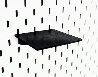 Miniestante de 10 x 10 cm compatible con paneles perforados Skadis - Varios colores - Accesorios para paneles perforados