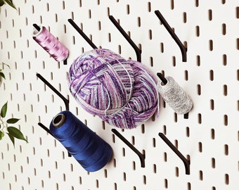 Pegboard Yarn Spool Holder - Skadis & Uppspel Compatible
