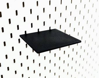 Mini Shelf 12x12 cm Compatible with Skadis Pegboards - Various Colors - Pegboard Accessories