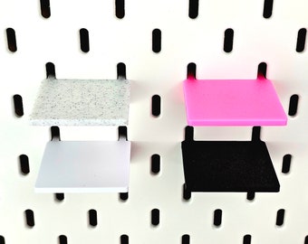 Estantería IKEA Skadis 5 x 5 cm - Varios colores - Mini estantería para tableros perforados