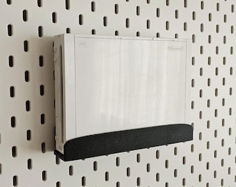 Support mural pour console Nintendo Wii - Différentes couleurs - Convient aux panneaux perforés Ikea Skadis