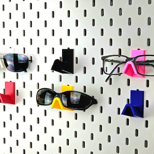 Goggles Holder in various colors compatible with ikea skadis pegboards