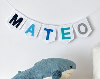 Custom Felt Name Banner: Personalized Nursery Decor