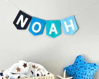 Custom Felt Name Banner: Personalized Nursery Decor