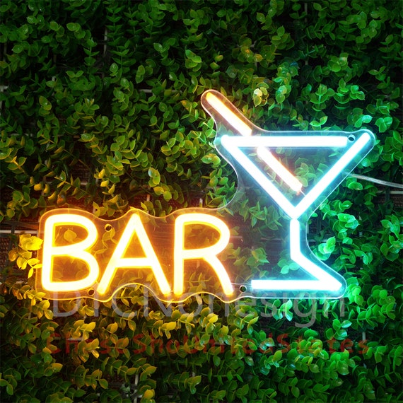 Bar Neon Lights Neon Sign Neon Sign for Bar Led Neon Light Etsy