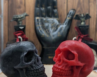 Skull Beeswax Candle Free Shipping