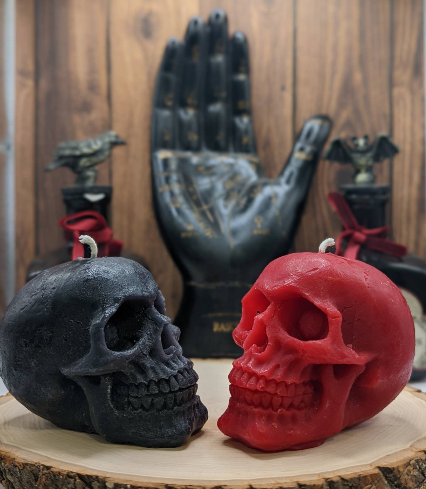 solacol Candle Decorations for Candle Making Silicone Halloween Skull  Candle Making Aromatherapy Soap Wax Resin Mould Candle Molds for Candle  Making