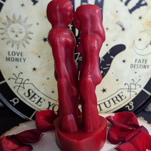 Lovers Face to Face Candles Beeswax