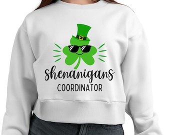 Shenanigans Coordinator SVG - St Patricks Day Files for Cricut, Silhouette, Glowforge, Sublimation Printing