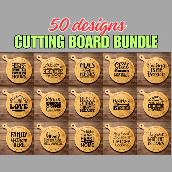 Funny Cutting Board Svg, Sarcastic Cutting Board Svg, Files For Cricut, Silhouette, Glowforge and More