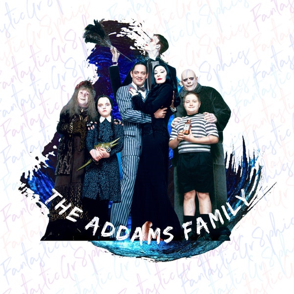 The Addams Family PNG Digital Download File Transparent