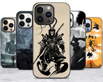 Monkey King Soul like Video game Hunter Case for iPhone 17 Air 16 16E 15 Case for Samsung S25 S24 A55 A35 A16 Case for Pixel 10