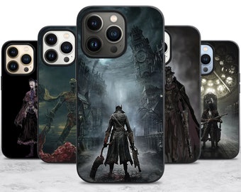 Blood Borne Souls Video game Hunter Case for iPhone 17 Air 16 16E 15 Case for Samsung S25 S24 A55 A35 A16 Case for Pixel 10