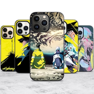 Cyberpunk Art Japan Anime Hülle für iPhone 16 16E 15 14 13 Pro Max Hülle für Samsung S25 S24 A55 A35 A16 Hülle für Pixel