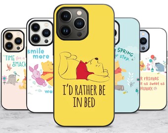 Winnie the poon Cutie Anime Case for iPhone 17 Air 16 16E 15 Case for Samsung S25 S24 A55 A35 A16 Case for Pixel 10